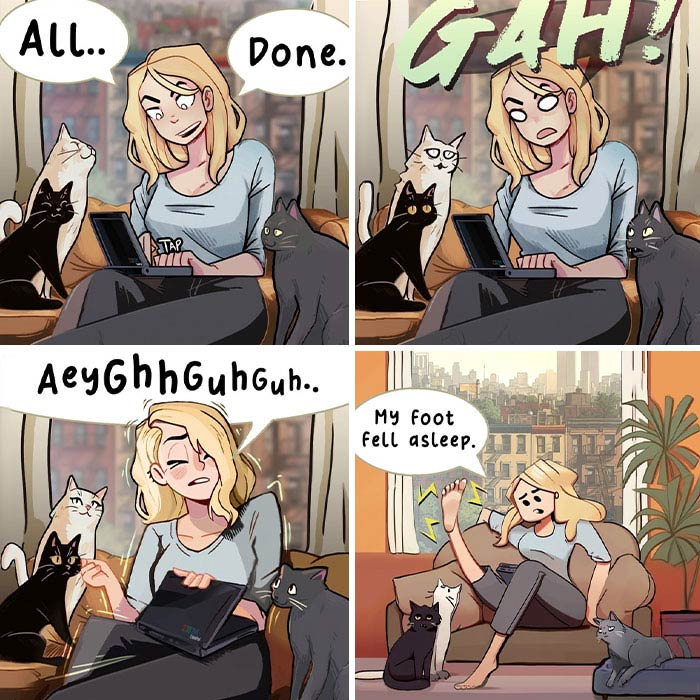 21 Funny Comics By Victor Gnarly That Blend Tech With The Weirdness Of Daily Life