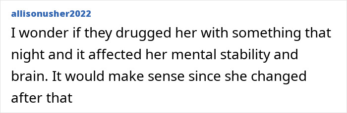 User comment discussing Britney Spears, something that happened that night, and its impact on her mental stability and brain. User comment discussing Britney Spears, something that happened that night, and its impact on her mental stability and brain.