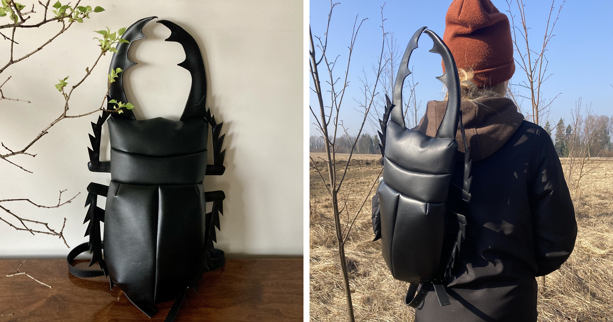 Stag Beetle Backpack | Bored Panda