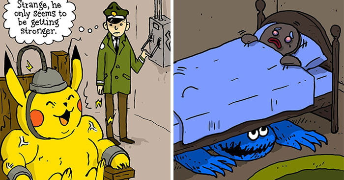 Artist Creates Single-Panel Comics That Are Sure To Lift Your Spirits (46 Pics)