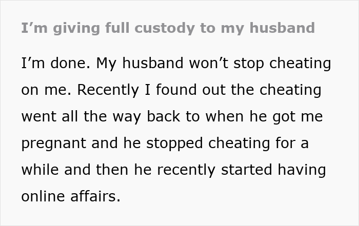 Text excerpt about a mom tired of her cheating husband and unwanted child deciding to run away from it all. Text excerpt about a mom tired of her cheating husband and unwanted child deciding to run away from it all.