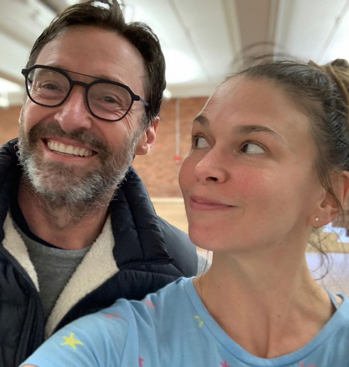 Hugh Jackman smiling with a woman, his childhood friend breaking silence on actor's divorce news. Hugh Jackman smiling with a woman, his childhood friend breaking silence on actor's divorce news.