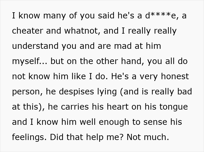 Alt text: Woman's husband leaves her after being hit on for the first time, expressing feelings of betrayal and honesty.
