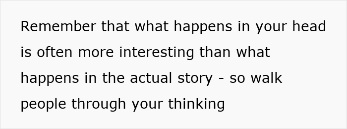 Text image with advice about interview storytelling, emphasizing the role of a professional career coach sharing tips to help ace interviews.