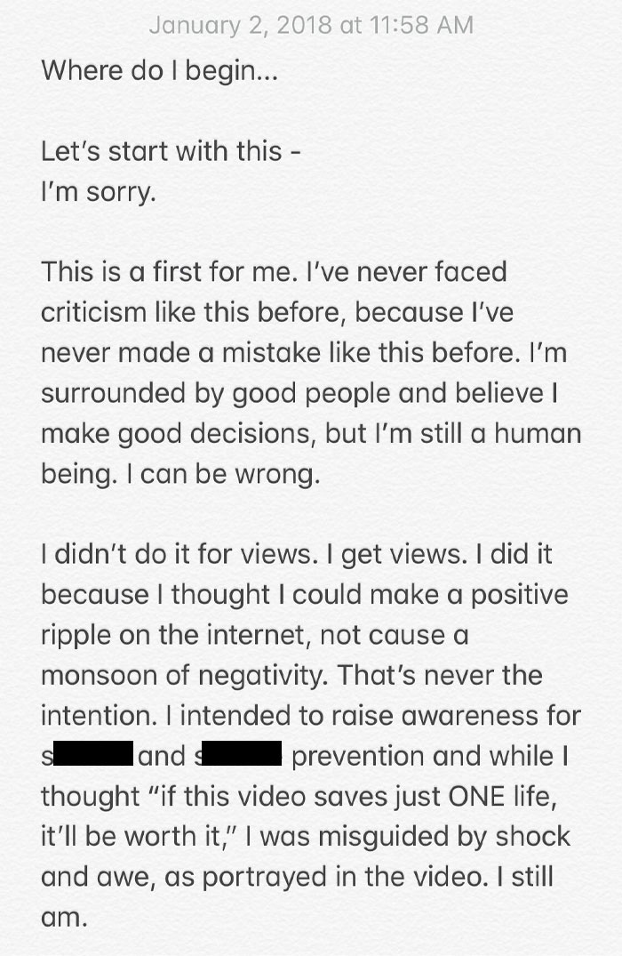 Handwritten apology text about facing criticism, linked to Logan Paul net worth after prime and public response. Handwritten apology text about facing criticism, linked to Logan Paul net worth after prime and public response.