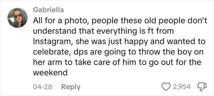 Comment on social media about man pushing mom away during baby's gender reveal, sparking a heated debate online. Comment on social media about man pushing mom away during baby's gender reveal, sparking a heated debate online.