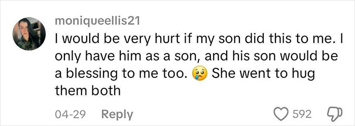 Comment on a post about a man pushing mom away during baby's gender reveal, sparking heated debate online. Comment on a post about a man pushing mom away during baby's gender reveal, sparking heated debate online.