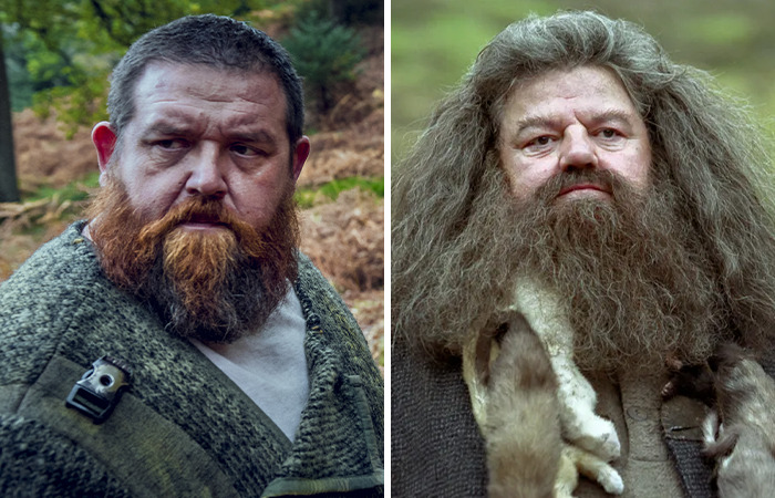 New cast members for Harry, Hermione, and Ron in the upcoming Harry Potter series shown in detailed costume and makeup. New cast members for Harry, Hermione, and Ron in the upcoming Harry Potter series shown in detailed costume and makeup.