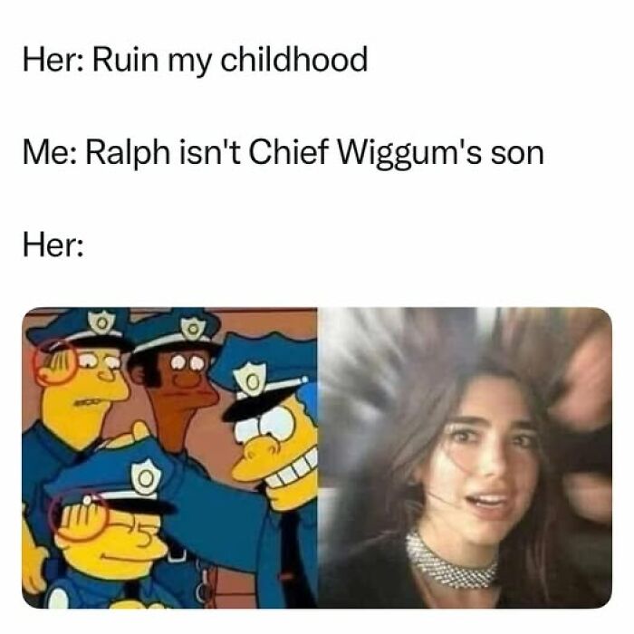 Meme referencing nostalgic cartoon characters questioning childhood memories with a surprised young woman’s reaction.