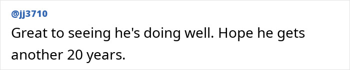 Screenshot of a social media comment expressing well wishes for Legendary Crocodile Dundee star Paul Hogan’s health and future. Screenshot of a social media comment expressing well wishes for Legendary Crocodile Dundee star Paul Hogan’s health and future.