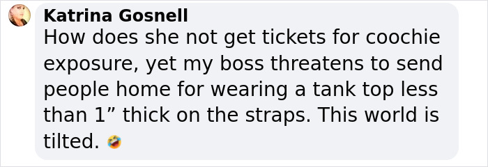 Facebook comment discussing public indecency and exposure, referencing Bianca Censori and societal double standards. Facebook comment discussing public indecency and exposure, referencing Bianca Censori and societal double standards.