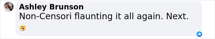 Screenshot of a Facebook comment discussing Bianca Censori stripping down amid calls for public indecency arrest. Screenshot of a Facebook comment discussing Bianca Censori stripping down amid calls for public indecency arrest.