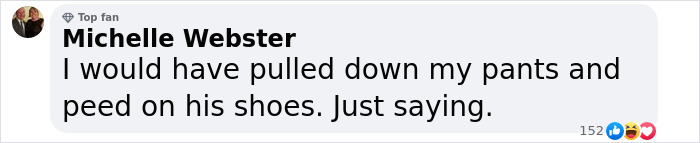 Comment from Michelle Webster reacting to female athlete forced out of women's restroom after being mistaken for a man. Comment from Michelle Webster reacting to female athlete forced out of women's restroom after being mistaken for a man.