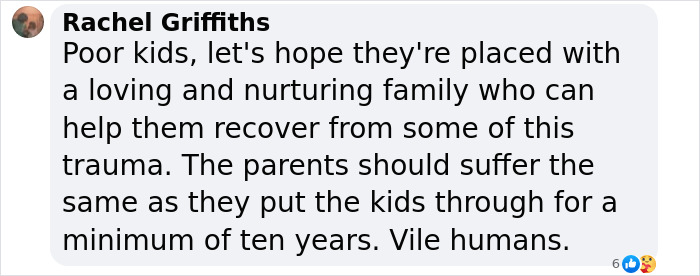 Comment expressing hope for a nurturing family to help three children rescued after COVID-paranoid parents trapped them indoors. Comment expressing hope for a nurturing family to help three children rescued after COVID-paranoid parents trapped them indoors.