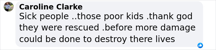 Comment expressing relief that three children were rescued after COVID-paranoid parents trapped them indoors for three years. Comment expressing relief that three children were rescued after COVID-paranoid parents trapped them indoors for three years.