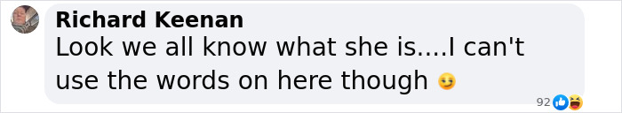 Screenshot of a Facebook comment by Richard Keenan reacting to Meghan Markle allegedly berating her wedding caterer. Screenshot of a Facebook comment by Richard Keenan reacting to Meghan Markle allegedly berating her wedding caterer.