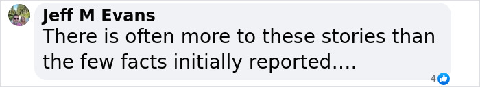 Comment by Jeff M Evans stating there is often more to stories than initially reported about a father of four jailed over deleted tweet. Comment by Jeff M Evans stating there is often more to stories than initially reported about a father of four jailed over deleted tweet.