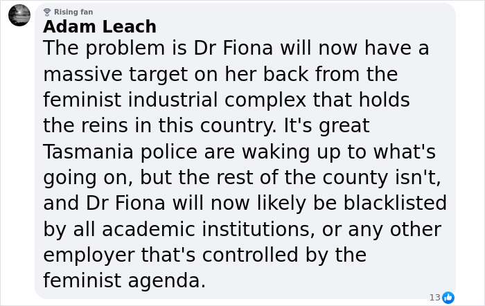 Comment by Adam Leach warning of backlash against professor amid fiery debate on women and domestic violence claims. Comment by Adam Leach warning of backlash against professor amid fiery debate on women and domestic violence claims.