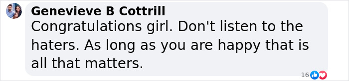 Comment from Genevieve B Cottrill congratulating and encouraging Elon Musk's trans daughter Vivian on her modeling debut. Comment from Genevieve B Cottrill congratulating and encouraging Elon Musk's trans daughter Vivian on her modeling debut.