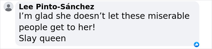 Comment expressing support and admiration for Elon Musk's trans daughter Vivian's modeling debut, calling her a slay queen. Comment expressing support and admiration for Elon Musk's trans daughter Vivian's modeling debut, calling her a slay queen.