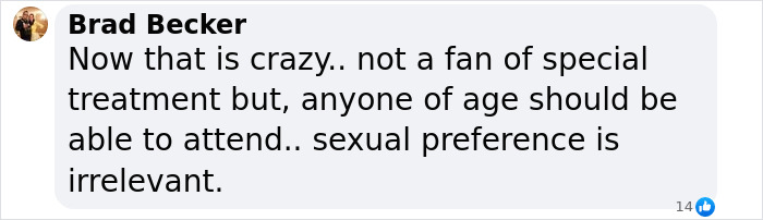 Comment by Brad Becker discussing fairness and irrelevance of sexual preference in the debate over teen girl expelled from Christian school. Comment by Brad Becker discussing fairness and irrelevance of sexual preference in the debate over teen girl expelled from Christian school.