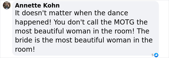 Screenshot of a Facebook comment discussing wedding drama involving Victoria Beckham and Nicola Peltz. Screenshot of a Facebook comment discussing wedding drama involving Victoria Beckham and Nicola Peltz.