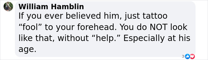 Screenshot of a Facebook comment criticizing Liver King related to his extreme raw animal diet claims controversy. Screenshot of a Facebook comment criticizing Liver King related to his extreme raw animal diet claims controversy.