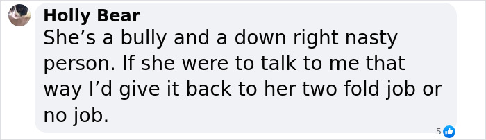 Screenshot of a social media comment criticizing Meghan Markle for allegedly berating her wedding caterer harshly. Screenshot of a social media comment criticizing Meghan Markle for allegedly berating her wedding caterer harshly.