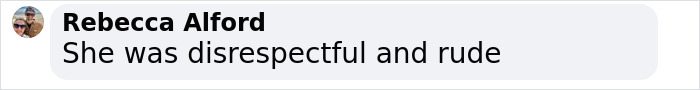 Comment on social media saying she was disrespectful and rude, related to Taylor Swift brutal interrogation by Barbara Walters.