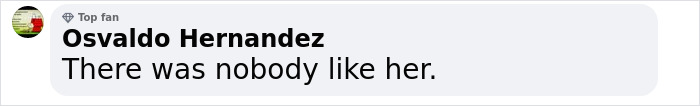 Comment by Osvaldo Hernandez saying there was nobody like Taylor Swift during a discussion about her brutal interrogation. Comment by Osvaldo Hernandez saying there was nobody like Taylor Swift during a discussion about her brutal interrogation.