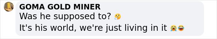 Screenshot of a social media comment questioning if the vlogger was supposed to realize he was next to an A-list star. Screenshot of a social media comment questioning if the vlogger was supposed to realize he was next to an A-list star.