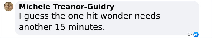 Comment on social media by Michele Treanor-Guidry expressing skepticism, related to Lorde's new topless video and gender controversy. Comment on social media by Michele Treanor-Guidry expressing skepticism, related to Lorde's new topless video and gender controversy.