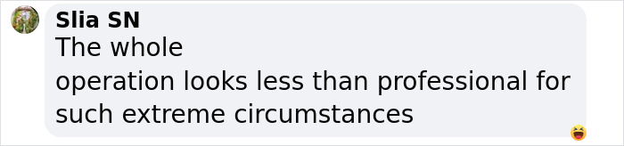 Comment expressing doubt about professionalism in extreme circumstances, related to OceanGate CEO’s wife's reaction at implosion moment. Comment expressing doubt about professionalism in extreme circumstances, related to OceanGate CEO’s wife's reaction at implosion moment.