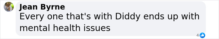 Comment on social media mentioning Diddy and referencing mental health issues related to Britney Spears’ wild party discussed during trial. Comment on social media mentioning Diddy and referencing mental health issues related to Britney Spears’ wild party discussed during trial.