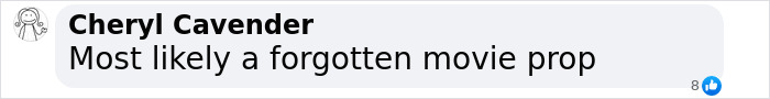 Comment on social media post reading most likely a forgotten movie prop about UFO with ominous writing and scientists breaking their silence. Comment on social media post reading most likely a forgotten movie prop about UFO with ominous writing and scientists breaking their silence.