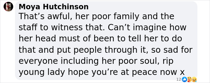 Comment expressing sympathy for the experienced skydiver with over 400 flights who seemed to have jumped to her demise. Comment expressing sympathy for the experienced skydiver with over 400 flights who seemed to have jumped to her demise.