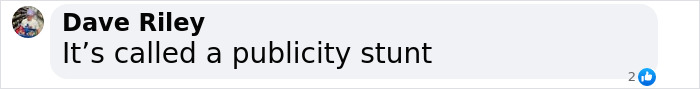 Screenshot of a social media comment by Dave Riley discussing a publicity stunt related to the haunted Annabelle doll. Screenshot of a social media comment by Dave Riley discussing a publicity stunt related to the haunted Annabelle doll.