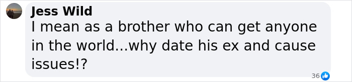 Comment by Jess Wild questioning family issues related to David Beckham amid rumored feud and narcissistic claims. Comment by Jess Wild questioning family issues related to David Beckham amid rumored feud and narcissistic claims.