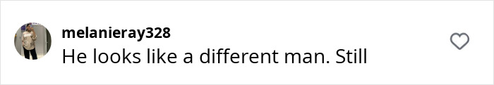 Comment on social media post saying he looks like a different man, reflecting Prison Break star Dominic Purcell’s unrecognizable new look. Comment on social media post saying he looks like a different man, reflecting Prison Break star Dominic Purcell’s unrecognizable new look.