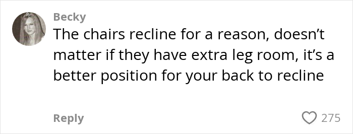 Alt text: Woman sharing opinion on plane passenger seating, sparking debate about passenger complaints and recline etiquette. Alt text: Woman sharing opinion on plane passenger seating, sparking debate about passenger complaints and recline etiquette.