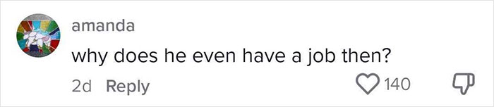 Comment asking why someone even has a job, highlighting skepticism in a social media discussion on summer reading lists. Comment asking why someone even has a job, highlighting skepticism in a social media discussion on summer reading lists.