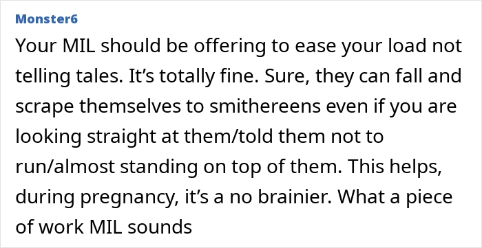 MIL Tries To Shame Pregnant DIL For “Neglecting” Toddler, Ends Up Getting Schooled By Her Own Son MIL Tries To Shame Pregnant DIL For “Neglecting” Toddler, Ends Up Getting Schooled By Her Own Son