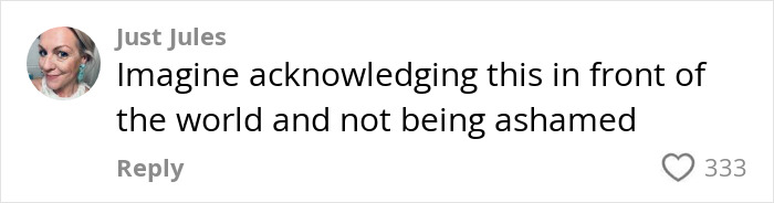 Comment from user Just Jules expressing disbelief and shame regarding a controversial fundraiser involving a trad-wife influencer and a white mom. Comment from user Just Jules expressing disbelief and shame regarding a controversial fundraiser involving a trad-wife influencer and a white mom.