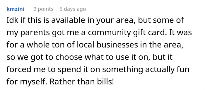 User comment about using a community gift card for fun purchases during Teacher Appreciation Week deals and special offers. User comment about using a community gift card for fun purchases during Teacher Appreciation Week deals and special offers.
