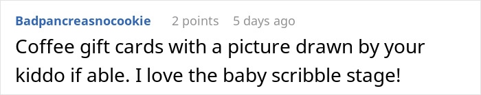 Comment about coffee gift cards featuring child’s drawing, related to teacher appreciation week deals and special offers. Comment about coffee gift cards featuring child’s drawing, related to teacher appreciation week deals and special offers.