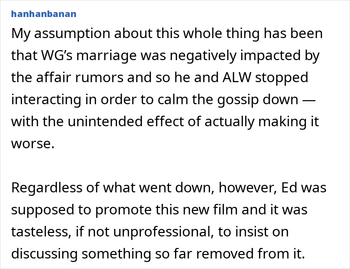 Walton Goggins reacting strongly to feud questions involving Aimee Lou Wood during an interview. Walton Goggins reacting strongly to feud questions involving Aimee Lou Wood during an interview.