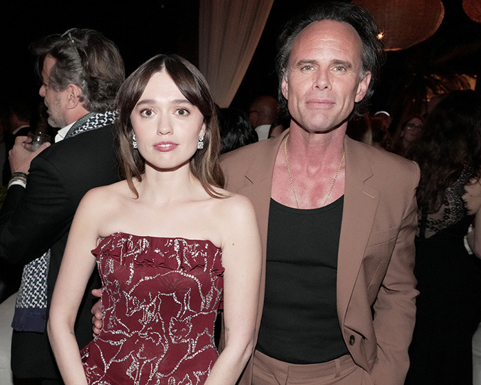 Walton Goggins and Aimee Lou Wood at a formal event, highlighting Walton Goggins off the rails over feud questions. Walton Goggins and Aimee Lou Wood at a formal event, highlighting Walton Goggins off the rails over feud questions.