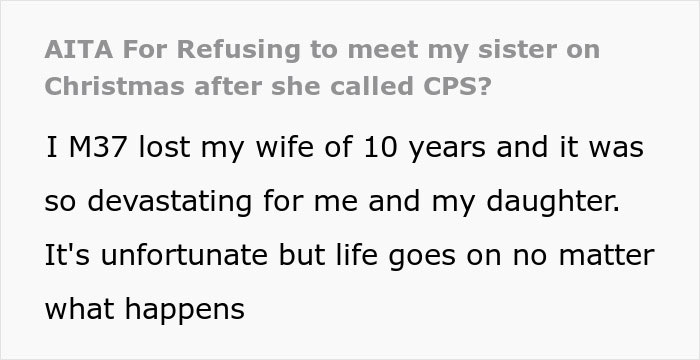 Text excerpt from a user sharing grief after wife’s passing, discussing dad teaching daughter basic tasks. Text excerpt from a user sharing grief after wife’s passing, discussing dad teaching daughter basic tasks.