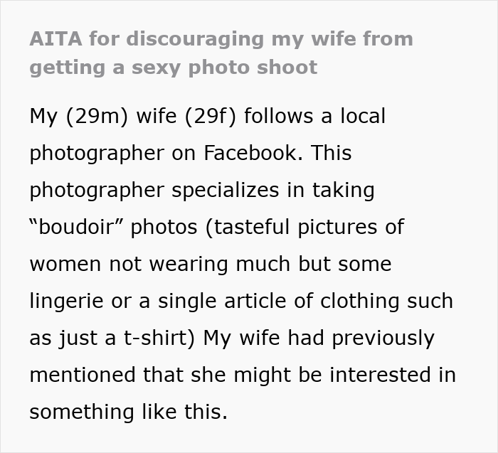 Husband Body Shames Wife Before Photo Shoot, Gets Wrecked For It Online Husband Body Shames Wife Before Photo Shoot, Gets Wrecked For It Online
