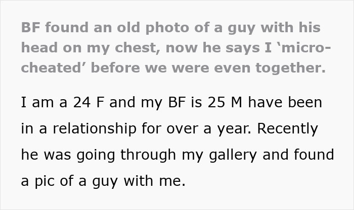 "Can’t Get The Mental Picture Out Of His Head": Guy Leaves Relationship Over Old Pic "Can’t Get The Mental Picture Out Of His Head": Guy Leaves Relationship Over Old Pic